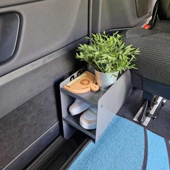 BusBoxx shoeBOXX Schuhaufbewahrung Schiebetür Beifahrerseite für Mercedes-Benz V-Klasse