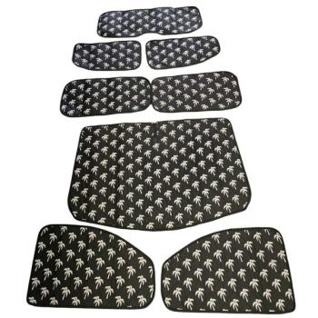 BusBoxx Thermomatten Komplettset 8-tlg. Ford Tourneo Custom V710 / VW neuer Transporter - Magnetbefestigung