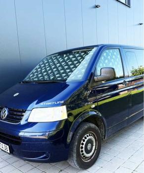 Preview: BusBoxx Thermomatten Fahrerhaus VW T5 / T6 / T6.1 ohne Verkleidung - Magnetbefestigung