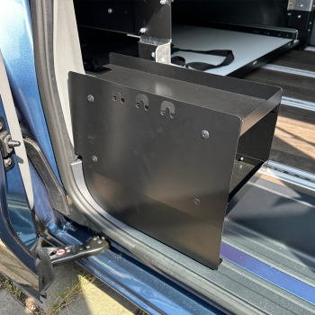 BusBoxx shoeBOXX Schuhaufbewahrung DIY Schiebetür Beifahrerseite für Ford Custom/Tourneo V710/ neuer Transporter / Caravelle ab 2023