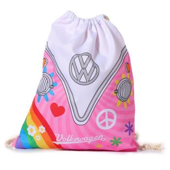 Volkswagen Bulli VW Bus T1 Summer Love Kordelzugbeutel Gymbag Rucksack