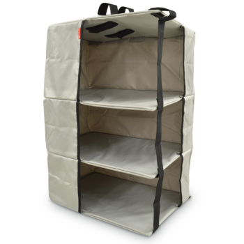 Vollständig aufgebauter Aufhängeschrank ohne Pkw