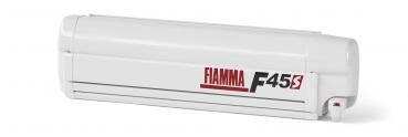 Markise Fiamma F45s Länge 260, Gehäuse weiß, Tuch Royal Grey #06280H01R