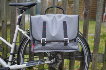 Packtasche einzeln am Fahrrad montiert