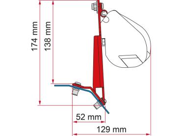 Skizze Adapter mit MAßen