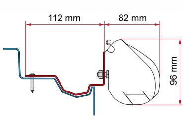 Komplettset Markise F35pro für Ford Custom V710  -  Nugget ab 2024) -  VW neuer Transporter #98655Z195