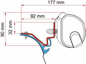 Fiamma Adapter F35 Kit VW T6 Westfalia Kepler