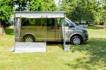 Room Van Premium Markisenvorzelt Fiamma F40van an graumem VW Bus