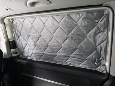 Thermomattenset T5 / T6 / T6.1 Multivan mit Sonnenschutzrollos und durchgehenden Fenstern PREMIUM