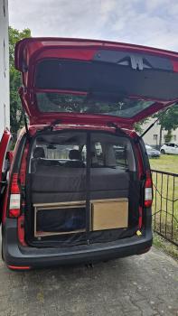 Moskitonetz, Insektenschutzgitter Caddy 5 Heckklappe, Magnetbefestigung