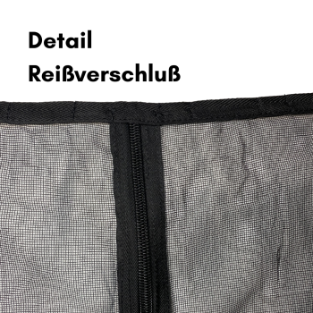 Preview: Insektenschutzgitter Moskitonetz Heckklappe T3 VW Bus - Magnetbefestigung - Detail