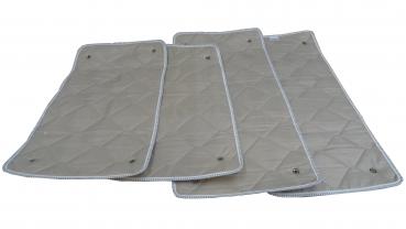 Thermomattenset T5 / T6 / T6.1 kurzer Radstand Wohnraum mit Originalverkleidung Standard