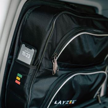 LAYZEE Fenstertasche VW Caddy kurzer Radstand Fahrerseite – Praktischer Stauraum & Verdunkelung ohne Bohren