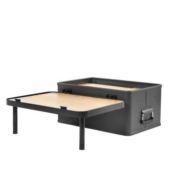 Küchenbox Layzee aufgeplappt mit optinamel Küchenbrett