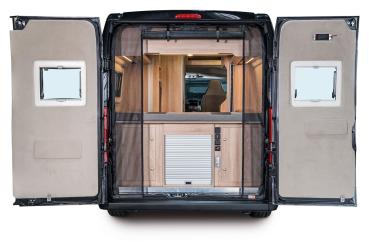 VanQuito Moskitonetz Heck Fiat Ducato / Citroen Jumper / Peugeot Boxer H2 ab BJ 2014 - fine mesh