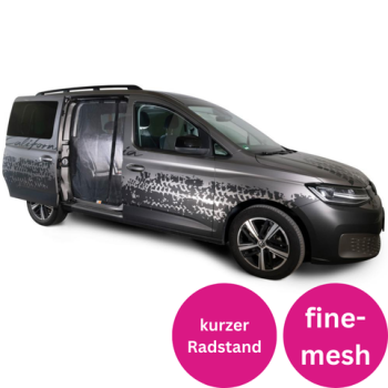 VanQuito Moskitonetz VW Caddy 5 / Ford Tourneo Connect ab 5/2022 Schiebetür - fine mesh kurzer Radstand