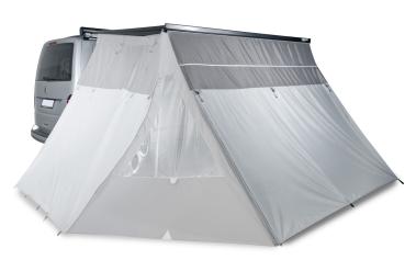 Preview: graue Vorderwand als Erweiterung für eine Dachmarkise