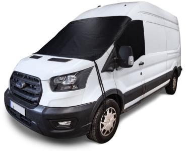 VanSpace Front- und Seitenscheiben-Cover im 3er-Set, schwarz, Ford Transit (ab 2014)