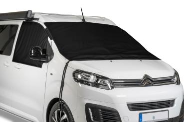 VanSpace Front- und Seitenscheiben-Cover im 3er-Set, schwarz, für PSA-Modelle