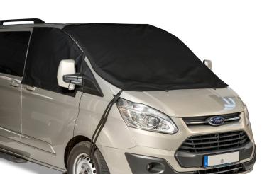 VanSpace Front- und Seitenscheiben-Cover im 3er-Set, schwarz, Ford Custom (2012 - 2023)