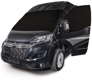 VanSpace Front- und Seitenscheiben-Cover im 3er-Set, schwarz, Boxer / Ducato / Jumper / Movano / ProAce MAX