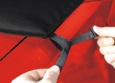 Detailansicht Befestigung der Sicherheitsgurte