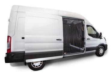 VanQuito Moskitonetz Ford Transit (ab 2014) H2 / H3 Schiebetür rechts fine-mesh Magnetreißverschluss