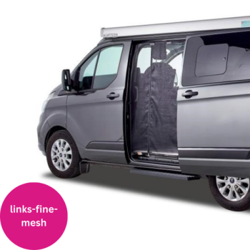 VanQuito Moskitonetz für Ford Custom ab BJ 2023 V710 / VW neuer Transporter Schiebetür links fine mesh