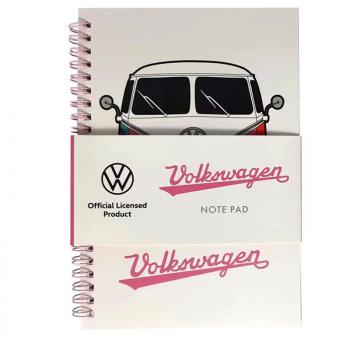 Volkswagen VW T1 Bulli Summer Love A5 liniertes Notizbuch mit Spiralbindung