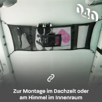 Aufbewahrungsnetz Detailaufnahme/Gebrauchsbeispiele