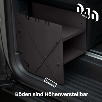 DIY Schuhregal schwarz montiert