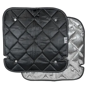Thermomatten schwarz Fiat Ducato (2006 - 2014) Doppeltür