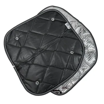 Thermomatten schwarz Ford Custom, Nugget und Tourneo ab 2012 - 09/2023 Doppeltür