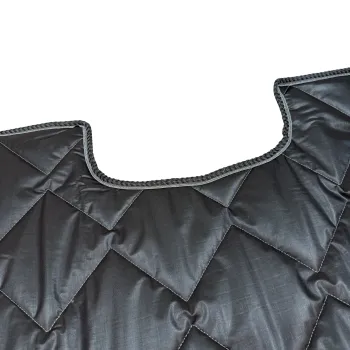 Preview: Detailaufnahme Spiegelauschnitt schwarz