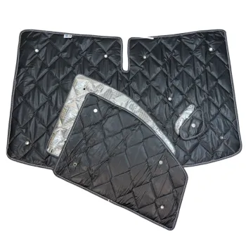 Thermomatten Fahrerhaus mit schwarzer Innenseite und silberner Außenseite