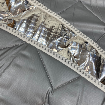 Detail Thermomatten innen grau / außen silber