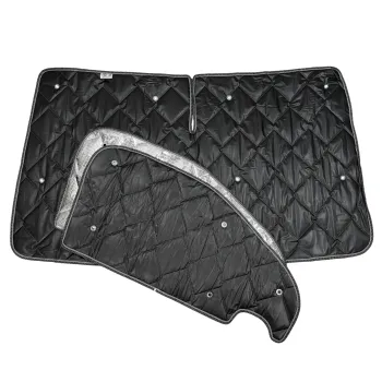 Thermomatten schwarz Citroen / Peugeot / Doblo / Toyota / Combo ab 2018 Fahrerhaus