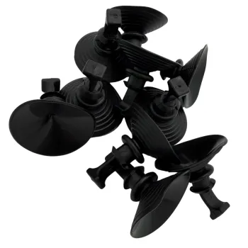 Saugnäpfe 40 mm Standard schwarz - 10er Pack