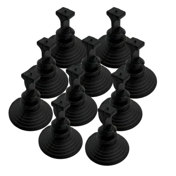 Saugnäpfe 40 mm Standard schwarz - 10er Pack