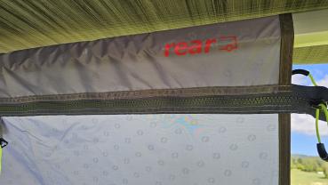 Preview: Detailansicht vom Reißverschluss vom montiertem Seitenteil