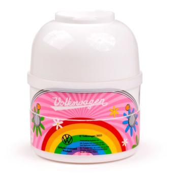Volkswagen VW T1 Bulli Summer Runde Bento Box Lunchbox mit 3 Fächern