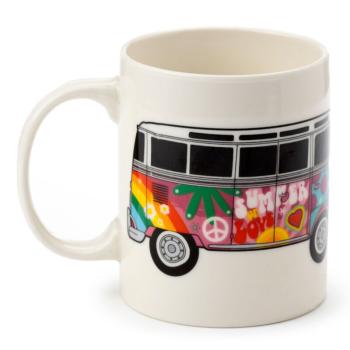 Volkswagen VW Bulli T1 Camper Bus Summer Tasse aus Porzellan