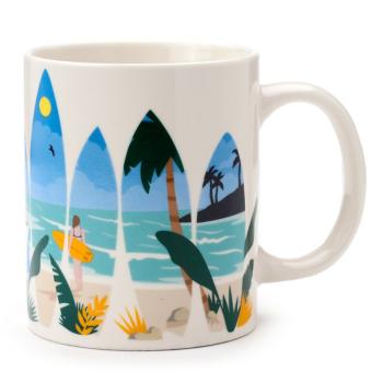 Volkswagen VW T1 Bulli Waves Tasse aus Porzellan