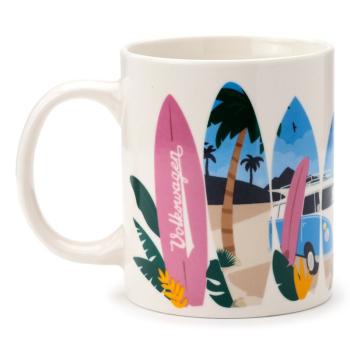 Volkswagen VW T1 Bulli Waves Tasse aus Porzellan