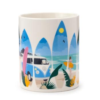 Volkswagen VW T1 Bulli Waves Tasse aus Porzellan