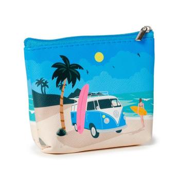 Volkswagen Bulli VW T1 Waves PVC Portemonnaie