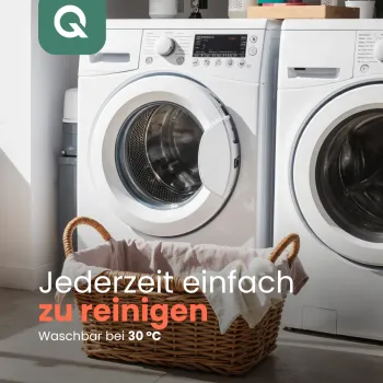 Qnuss Qleed Heizdecke Ecru - auch als Matratzenauflage geeignet (135*45 cm)