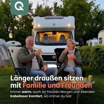 Qnuss Qleed Heizdecke Ecru - auch als Matratzenauflage geeignet (135*45 cm)