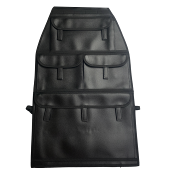 Organizer Rücksitztasche Kunstleder komplett schwarz