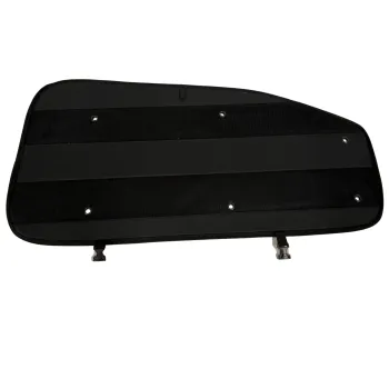 Detailansicht Rückwand mit Saugnäpfen und Klett